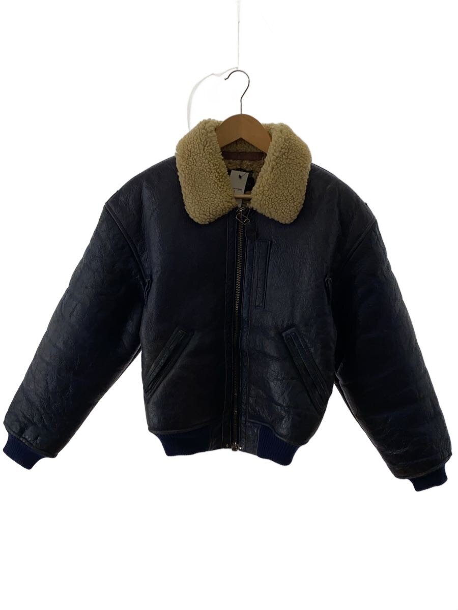 AVIREX / フライトジャケット/XS/レザー/NVY/AC-17755/B-15/90s