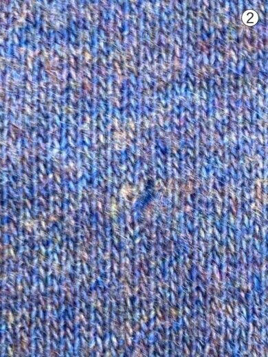 商品画像：スウェット/M/--/BLU/60～70S/穴有り/vネック// 6