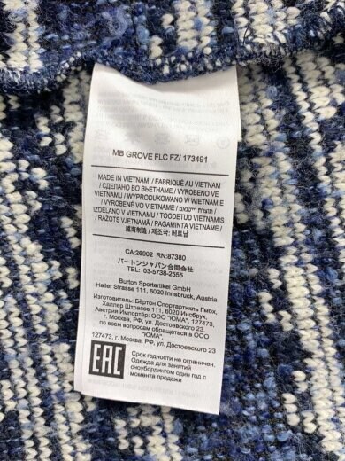 商品画像：フリースジャケット/M/ポリエステル/BLU/10325vn825966 4