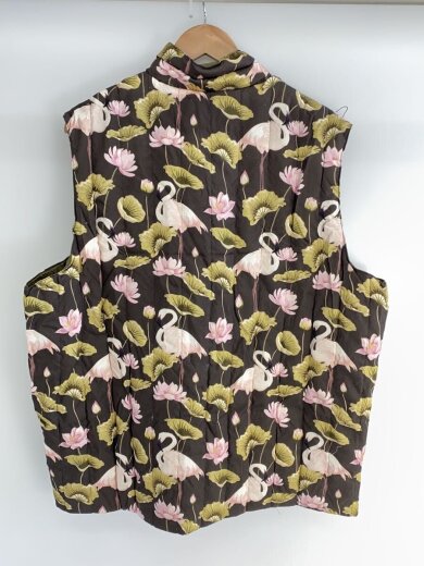 商品画像：ダウンベスト/XXL/レーヨン/花柄 2