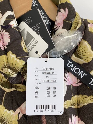 商品画像：ダウンベスト/XXL/レーヨン/花柄 4