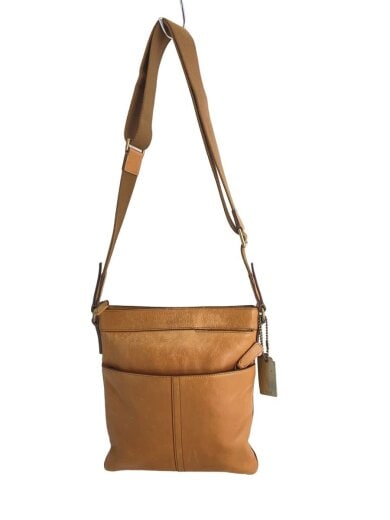 商品画像：ショルダーバッグ_ブリーカー_オールレザー/レザー/BEG 1