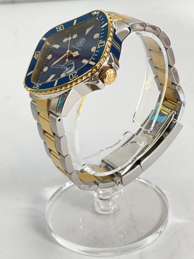 商品画像：JOHNNYROGER/自動巻腕時計/アナログ/ステンレス/BLU/GLD 2