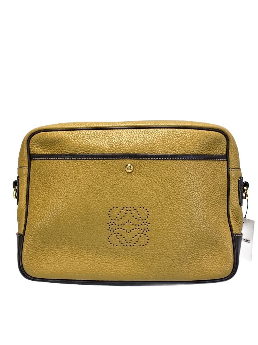 LOEWE / ORO/ショルダーバッグ/パンチングロゴ/レザー/ショルダーベルト欠品/スレ有