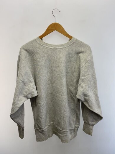 商品画像：90s/REVERSE WEAVE/スウェット/L/首元破れ/リメイク/センターロゴ 2