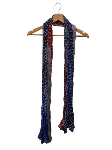 商品画像：ストール/リネン・シルク/モノグラム/ユニセックス/星柄×モノグラム/400505 1