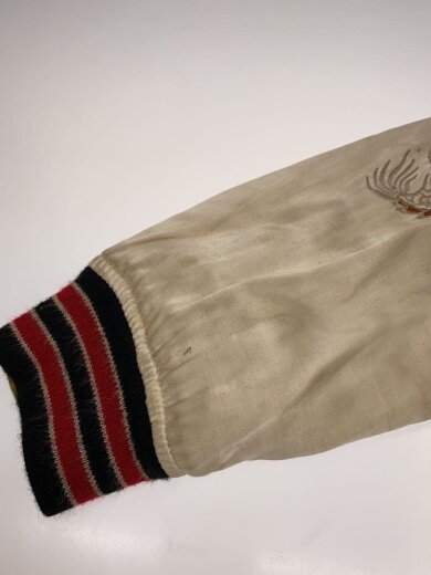 商品画像：リバーシブルスカジャン/FREE/レーヨン/5416/A面：黄(ゴールド)×B面：黒 9