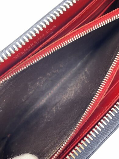 商品画像：ロングジップラウンドウォレット/レザー/NVY/無地/メンズ/S2622 4