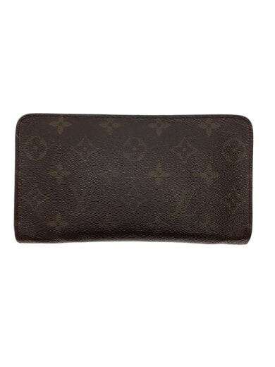 商品画像：ポルト・モネ・ジップ_モノグラム・キャンバス/PVC/本体変色有 1