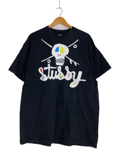 商品画像：半袖Tシャツ/XL/コットン/ブラック/スカルプリント 1