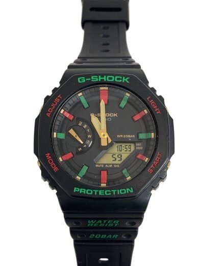 商品画像：クォーツ腕時計_G-SHOCK/デジアナ/グリーン/ブラック/GA-2100TH-1AJF// 1