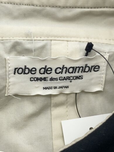 画像：robe de chambre COMME des GARCONSショップコート/--/コットン/BLK/RC-0500203