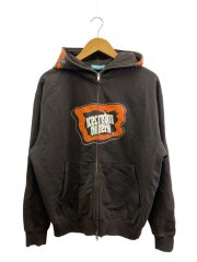 ジップパーカー/M/コットン/BLK/ICJP225SK001