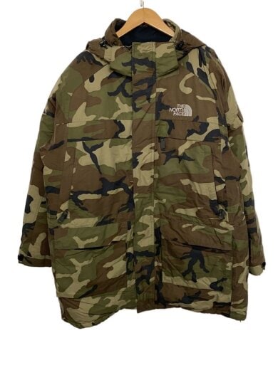 商品画像：ダウンジャケット/XL/ポリエステル/GRN/カモフラ/ND01609 1