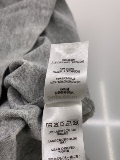 商品画像：24SS/Small Box Logo L/S Tee/長袖Tシャツ/M/コットン/GRY// 4