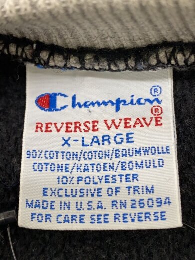 商品画像：スウェット/XL/コットン/BLK 3