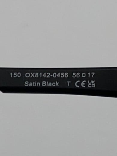 商品画像：メガネ/--/プラスチック/BLK/CLR/メンズ/OX8142-0456 5
