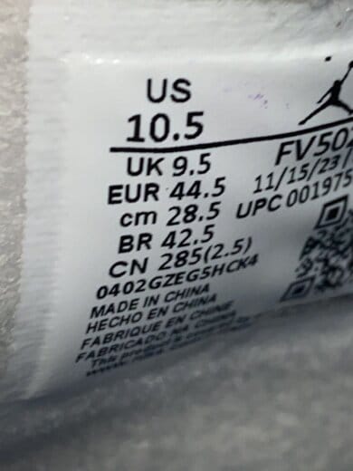 商品画像：AIR JORDAN 4 RETRO OG_エアジョーダン4 レトロ OG/28.5cm/WHT 5