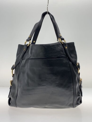 商品画像：ショルダーバッグ/レザー/BLK 3