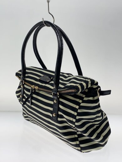 商品画像：ハンドバッグ/--/BLK/ボーダー/S363 2