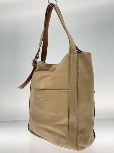 商品画像：ラポール/トートバッグ/牛革/BEG/無地/1033480 2