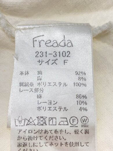 商品画像：半袖ワンピース/FREE/コットン/WHT/231-3102// 4