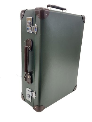 商品画像：トラベルキャリー/レザー/GRN/無地 2