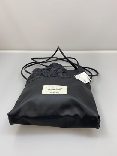 商品画像：ショルダーバッグ/フェイクレザー/BLK 4