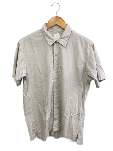 商品画像：半袖シャツ/M/ポリエステル/GRY/無地 1