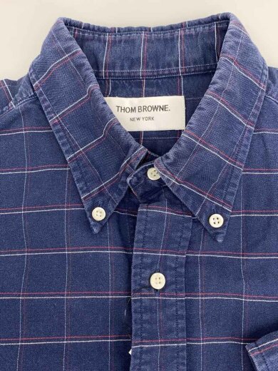 商品画像：ネルシャツ/4/コットン/NVY/チェック/MWL001AW7439 6