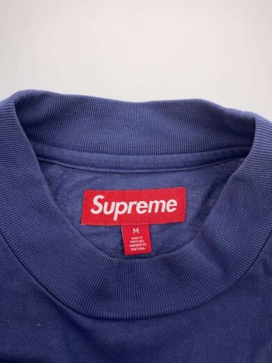 商品画像：長袖Tシャツ/M/コットン/BLU/無地 3