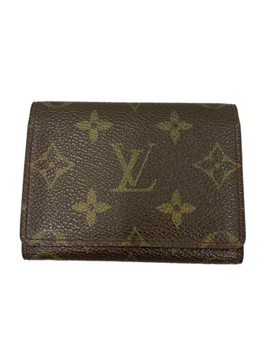 商品画像：アンヴェロップ・カルト・ドゥ・ヴィジット_モノグラム・キャンバス/PVC/BRW/総柄/レディース// 1