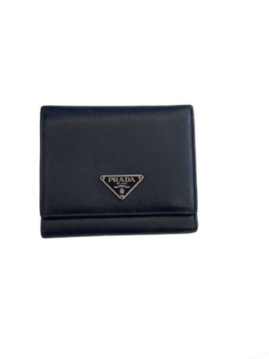 画像：PRADA3つ折り財布/--/BLK/メンズ1