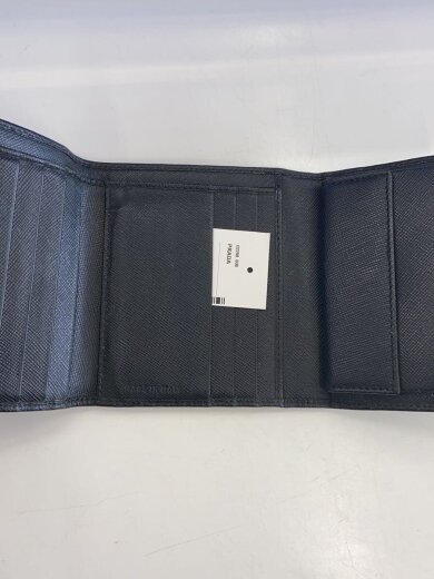 画像：PRADA3つ折り財布/--/BLK/メンズ4