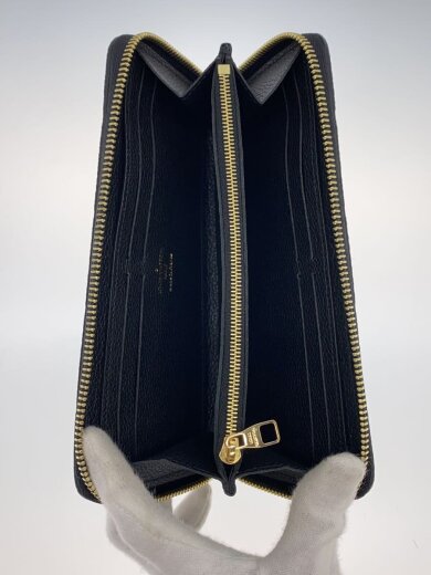 画像：LOUIS VUITTONポルト・フォイユ・クレマンス_モノグラム・アンプラント_BLK/レザー/BLK/レディース4