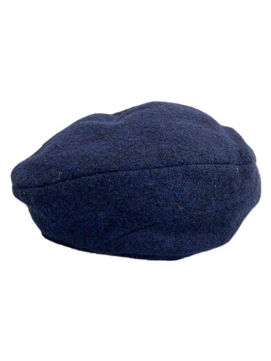 商品画像：ベレー帽/--/ウール/NVY/無地/レディース 1