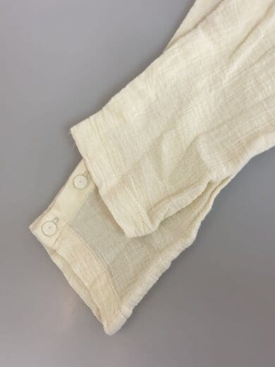 商品画像：長袖ワンピース/FREE/コットン/WHT/無地/GAA5-23S008 5