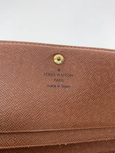 商品画像：2)ポルト・フォイユ・トレゾール_モノグラム・キャンバス/PVC/BRW/レディース 3