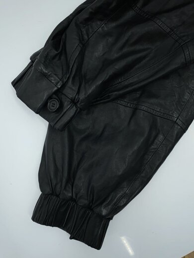 商品画像：レザージャケット・ブルゾン/L/牛革/BLK/無地 6