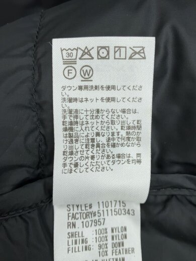 画像：mont-bellパーマーフロストライトダウン/ダウンジャケット/L/ナイロン/BLK/11017155