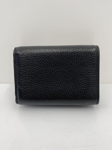 商品画像：3つ折り財布/レザー/BLK/メンズ/664037 15YNY 1000 2