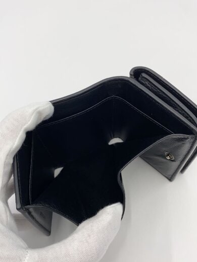 商品画像：3つ折り財布/レザー/BLK/メンズ/664037 15YNY 1000 5