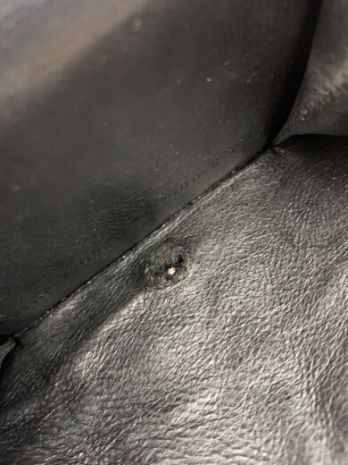 商品画像：3つ折り財布/レザー/BLK/メンズ/664037 15YNY 1000 7