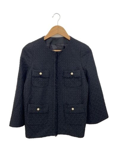 商品画像：ジャケット/38/コットン/BLK/無地/102217-10-330-95-380 1