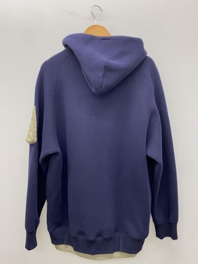 商品画像：ジップパーカー/3/コットン/NVY/無地/24-03335M 2