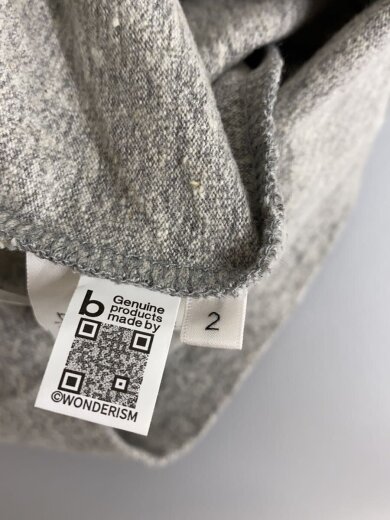 商品画像：Tシャツ/2/コットン/GRY 4