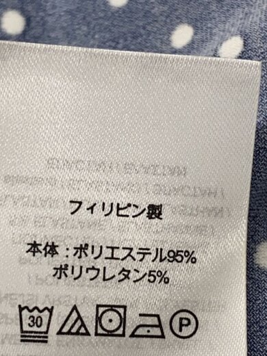 商品画像：長袖ワンピース/L/ポリエステル/NVY/ドット// 4