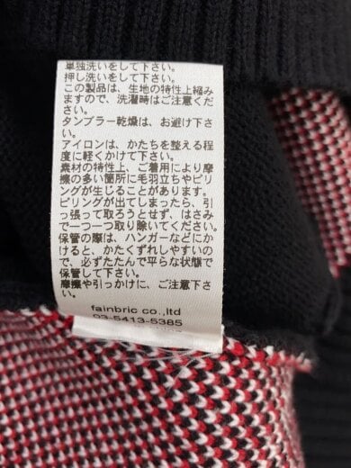 商品画像：カーディガン(厚手)/FREE/コットン/BLK/ペーズリー/20A-KNL349-WL// 5