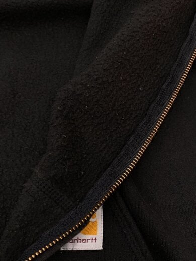 商品画像：ジップパーカー/M/コットン/BLK/無地/K122BLK// 9