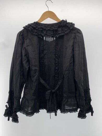 商品画像：長袖ブラウス/--/コットン/BLK/A2133FB 411 2